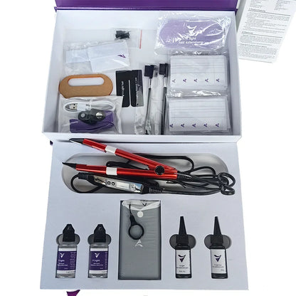 V-Light Hair Extension Tool & Glue Kit for Seamless Wig Installation