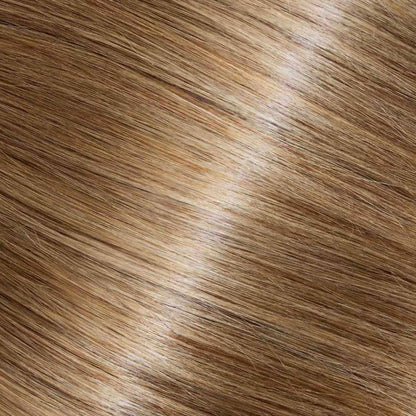 Natural Blonde I-Tip Human Hair Extensions – 50 Strands Keratin Fusion