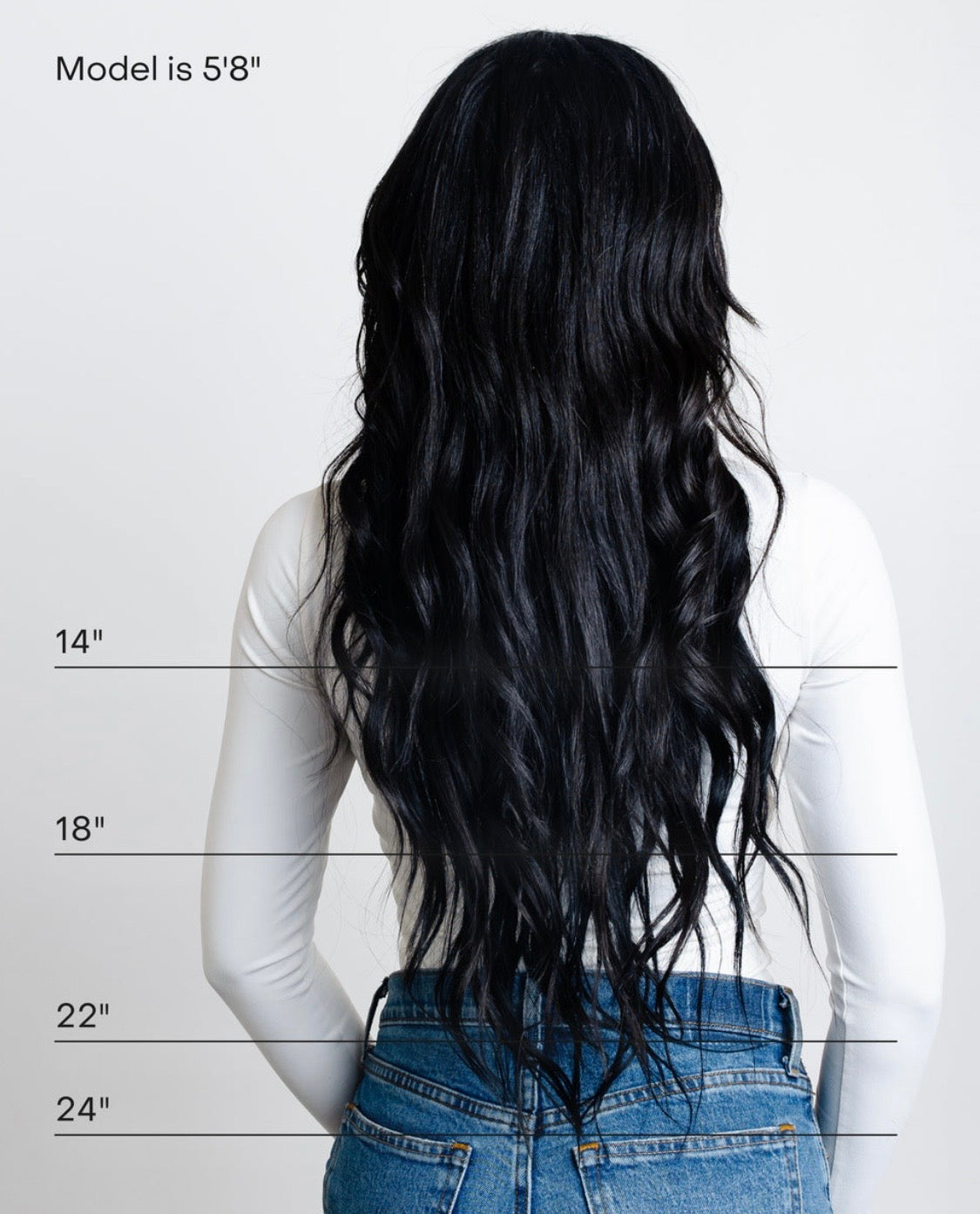 Classic Clip-In Hair Extensions – 24 Inches, Natural Look & Volume