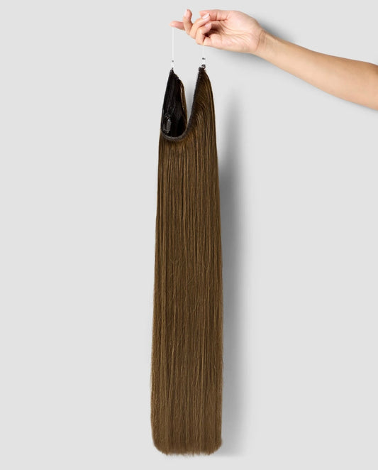 Wire Human Hair Extensions Clip-In Wefts