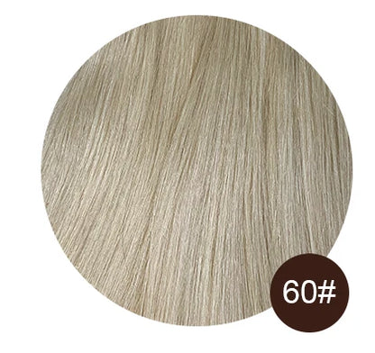 Natural Blonde I-Tip Human Hair Extensions – 50 Strands Keratin Fusion