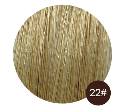 Natural Blonde I-Tip Human Hair Extensions – 50 Strands Keratin Fusion
