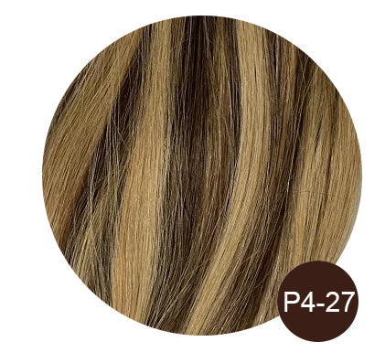Natural Blonde I-Tip Human Hair Extensions – 50 Strands Keratin Fusion
