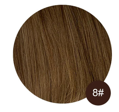 Natural Blonde I-Tip Human Hair Extensions – 50 Strands Keratin Fusion